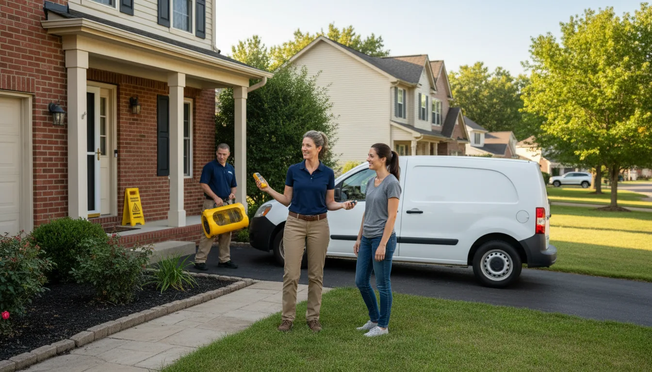 Water restoration image for Water Damage & Restoration Services in Kermit, WV